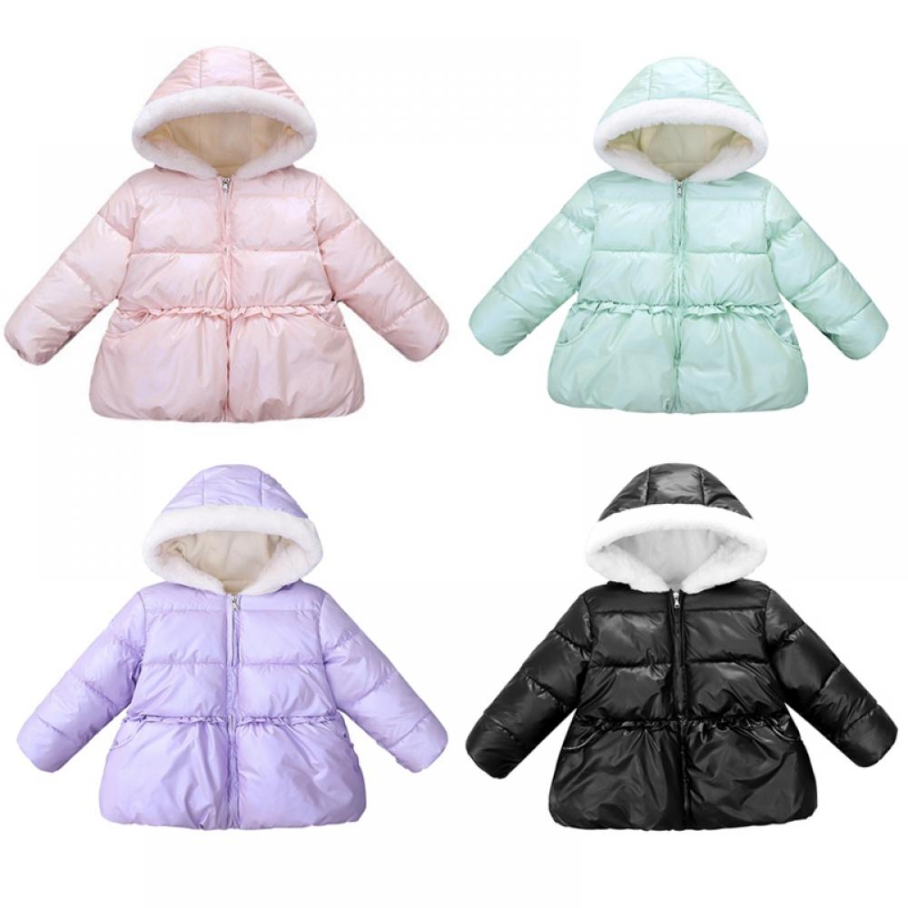 Aivtalk Baby Boys Winter Down Vest Lightweight Hooded Sleeveless Coat Puffer Zipper Padded Outerwear 2-3 Years Pink