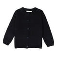 thumbnail image 1 of SYNPOS 1-7T Baby Girls Cotton Cardigan Long Sleeve Kid Button Sweater Girl Cardigans Uniform Sweater, 1 of 8