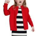 thumbnail image 1 of SYNPOS 1-7T Child Boy Girl Cotton Cardigan Sweater Uniform Little Kid Knit Coat, 1 of 8