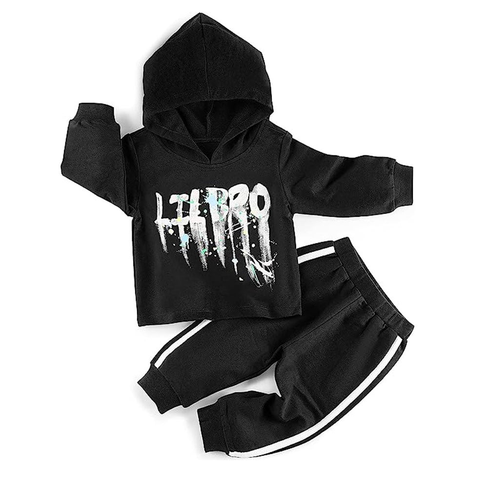 SYNPOS 2 Pcs Baby Boy Outfit Fall Winter Clothes Infant Hoodies Casual ...