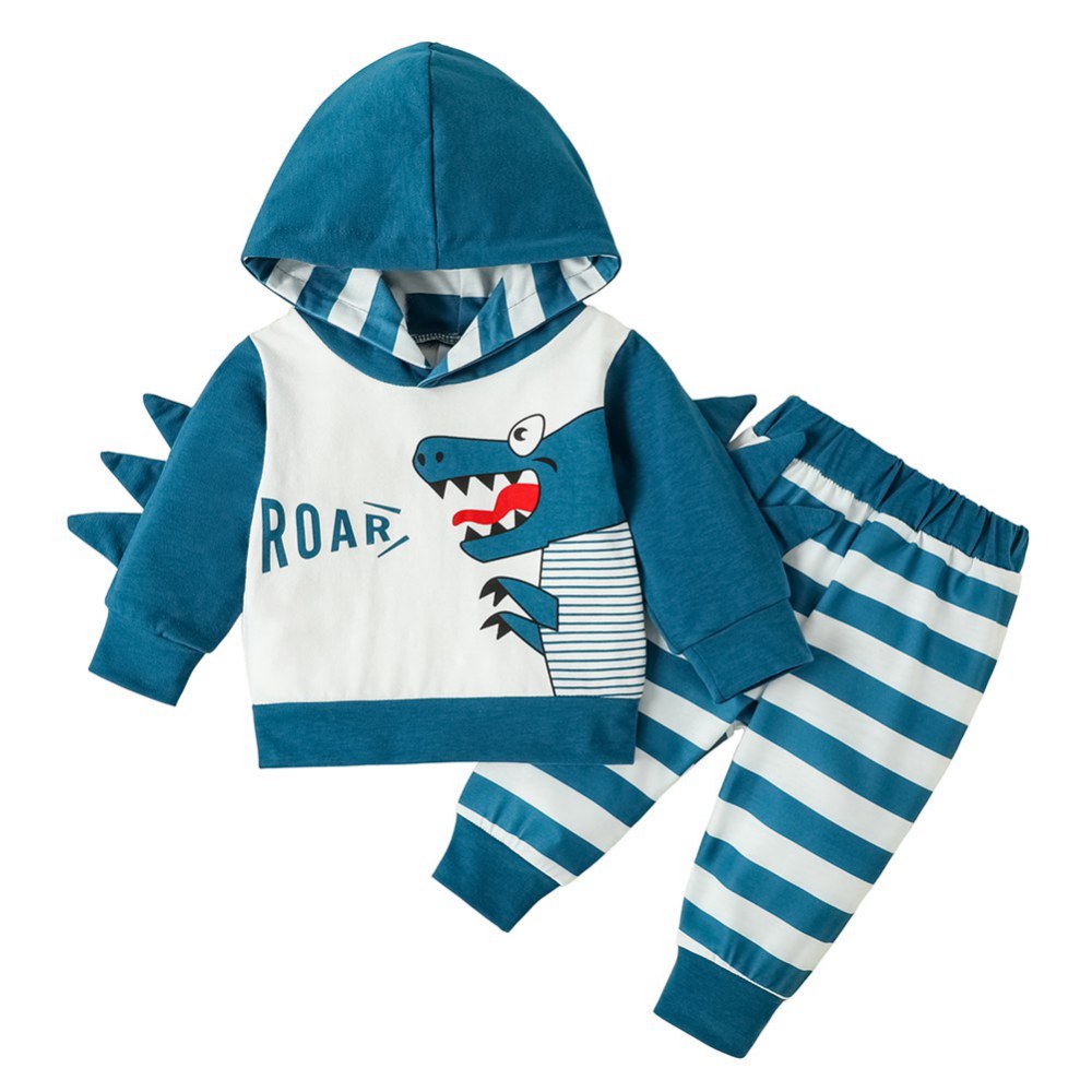 SYNPOS 624M Toddler Infant Baby Boy Clothes Animal Style Long Sleeve