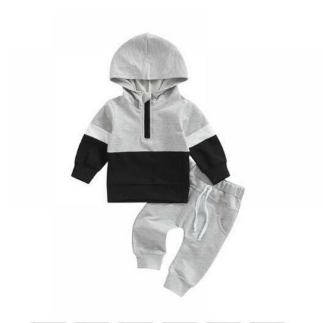 SYNPOS 6M5T Baby Boy Girl Clothes Hoodie Sweatshirt Tops Pants Set