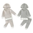 SYNPOS 6M5T Toddler Baby Boys Clothes Set Hooded Outfits Fall Winter