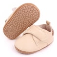 thumbnail image 1 of SYNPOS Baby Boys Girls Sneakers Anti-Slip Flats Infant Toddler PU Leather Soft Sole Baby Shoes 0-18 Months, 1 of 7