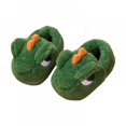thumbnail image 1 of SYNPOS Baby Boys Girls Soft Plush Slippers Cartoon Toddler Infant Warm Winter House Shoes 12-36 Months, 1 of 8