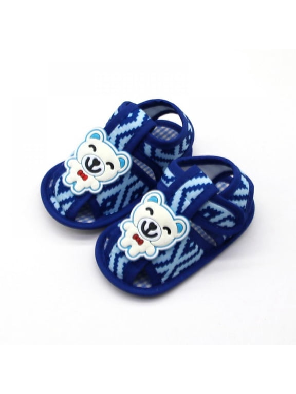 Baby Boys Summer Sandals Soft Sole Infant Slippers Toddler First Walkers Shoes 0-18 Months