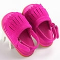 thumbnail image 1 of SYNPOS Baby Girl Sandal Tassels Summer Infant Toddler Slipper Shoes 0-18 Months, 1 of 6