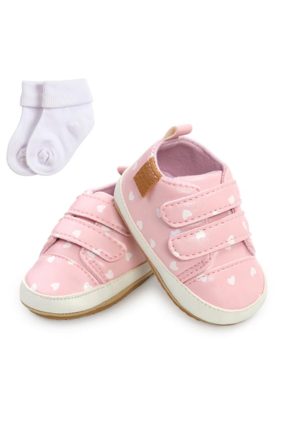 Baby Shoes Boys Girls Infant Sneakers Non-Slip Rubber Sole Toddler Crib First Walker Shoes 0-18 Months