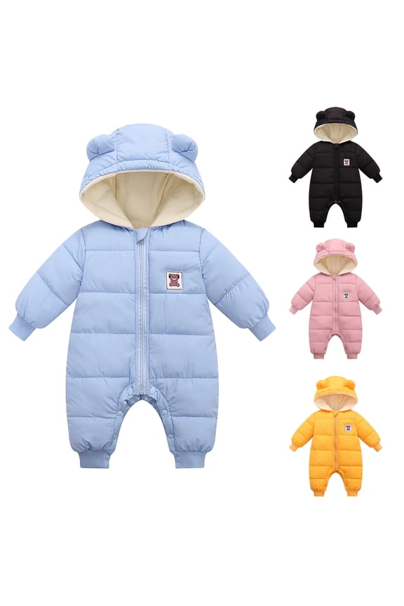 Baby Snowsuit Boy Jacket Infant Winter Clothes Toddler Girl Snow Wear 3-18 Months