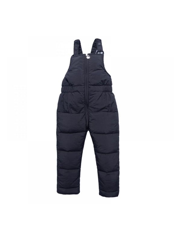 Baby Toddlers Snow Bib – Boys and Girls Insulated Ski Pants Overalls 6 Months- 4 Years