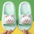 thumbnail image 1 of SYNPOS Girls Boys Cartoon Slippers Summer Slides Sandals Kids Shower Slippers for Beach Pool Water Shoes, 1 of 9