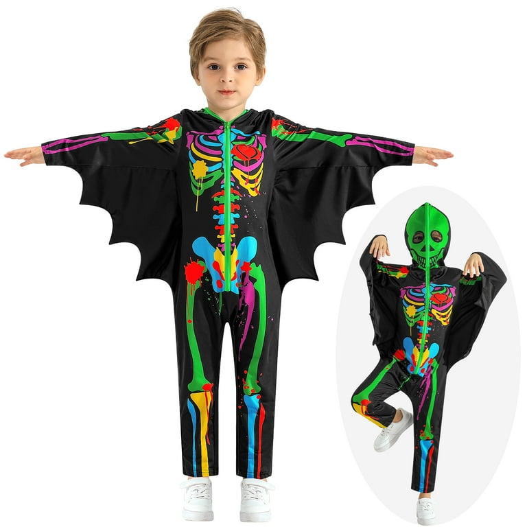 Skeleton Costume Kids 3D Jumpsuit Skeleton Costume Kids 3D Jumpsuit