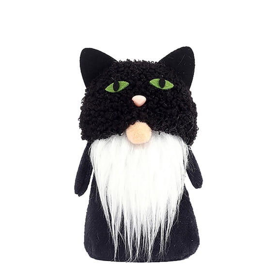 SYNPOS Holiday Gnome Plush Decoration, Handmade Christmas Gnome Ornaments, Cute Elf Scandinavian Tomte Gnomes Decor for Halloween