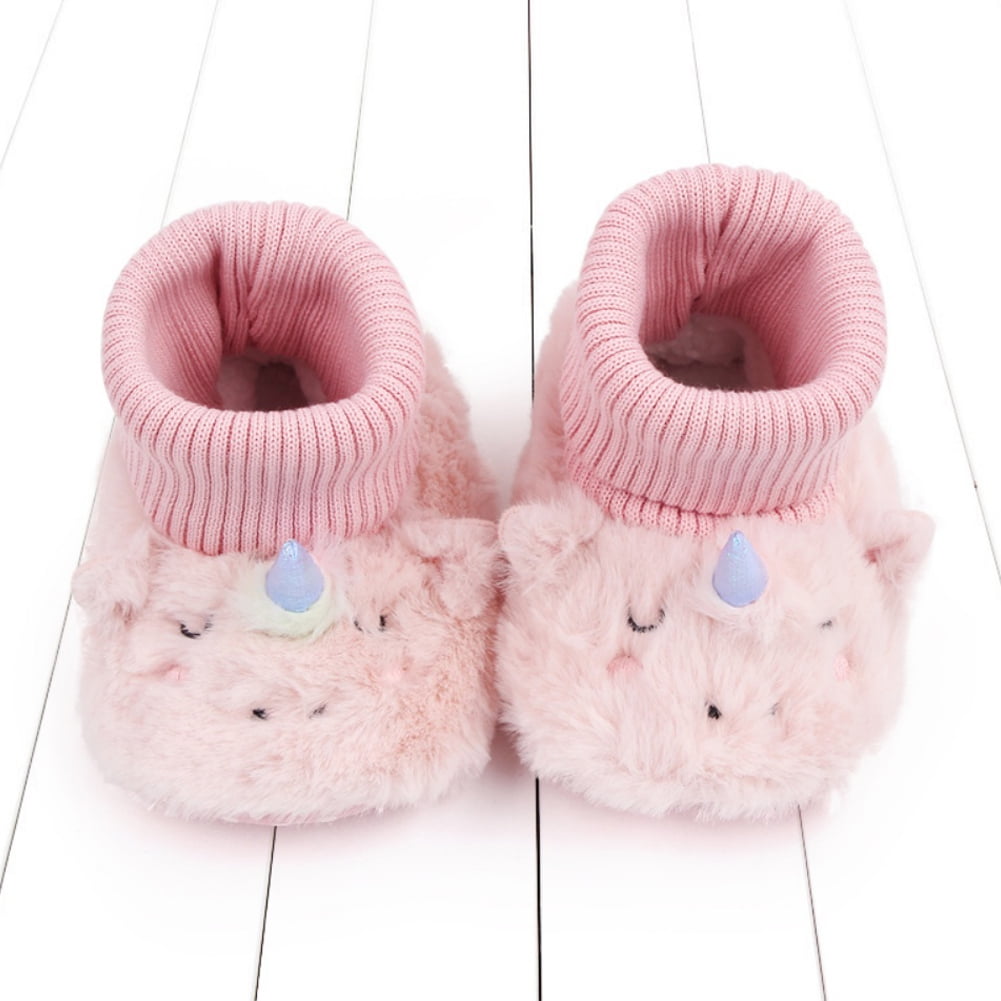 Infant unicorn slippers sale