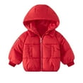 thumbnail image 1 of SYNPOS Kids Hooded Thick Down Hooded Jacket Outerwear for 1-6 Years Boy Girl, 1 of 4