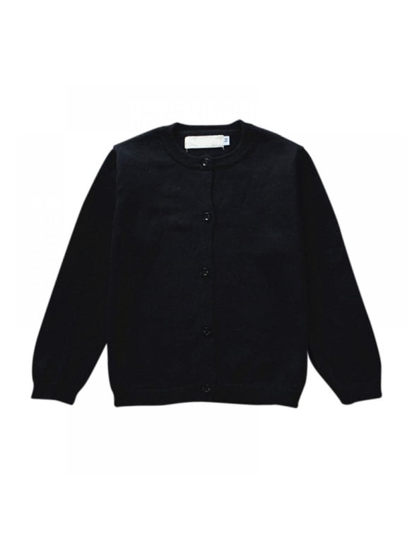Little Girl Knit Cardigan Sweater - Toddler Button Down School Uniforms Cardigan 1-6 Years