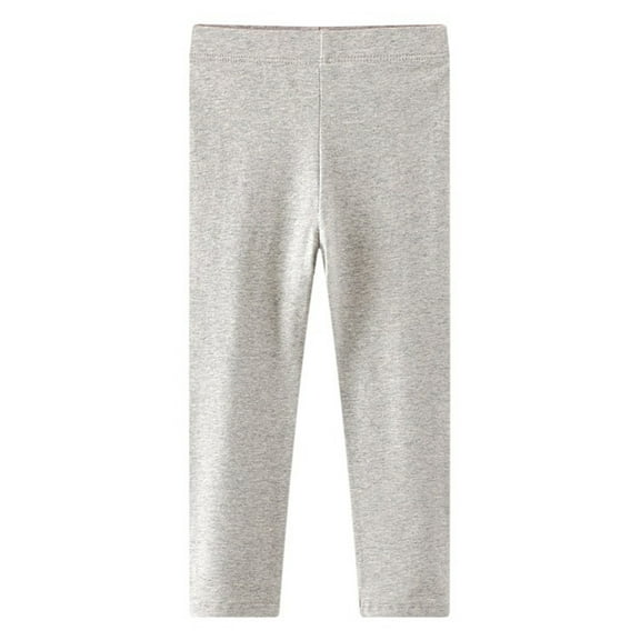 SYNPOS Little Girls Footless Leggings Tight Cotton Leggings Toddler Baby Skinny Stretch Trousers Legging 1-7 Years