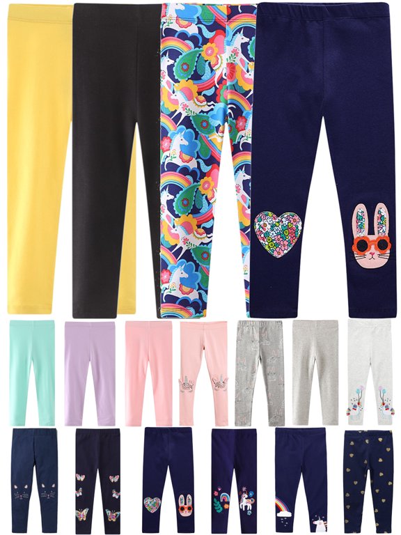 Little Girls Footless Leggings Tight Cotton Leggings Toddler Baby Skinny Stretch Trousers Legging 1-7 Years