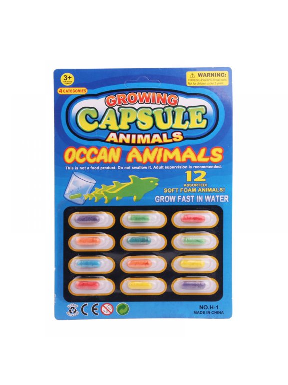 Magic Grow Capsules Growing in Water Animals Toys Dinosaur Sea Creature Capsules Party Cognition Toys