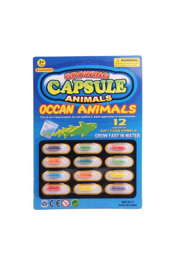 Magic Grow Capsules Growing in Water Animals Toys Dinosaur Sea Creature Capsules Party Cognition Toys