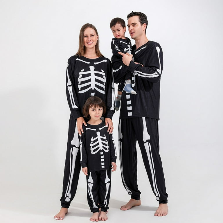 SYNPOS Matching Family Pajamas Sets Holiday Halloween Piece PJS