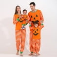 thumbnail image 1 of SYNPOS Matching Family Pajamas Sets Holiday Halloween Pumpkin 2 Piece Pajama Set, 1 of 9