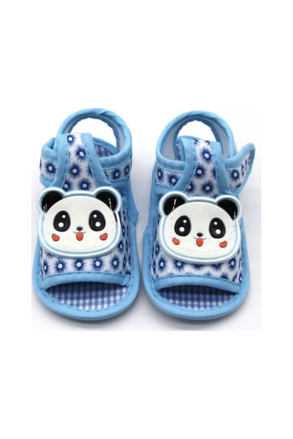 Newborn Baby Boys Girls Anti-Slip Cotton Summer Sandals Soft Sole Slippers Infant First Walkers 0-18 Months