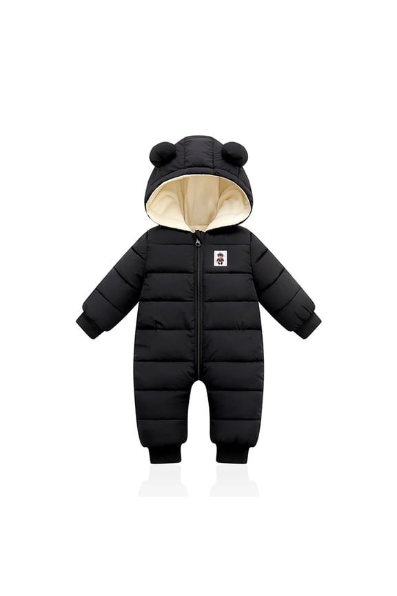 SYNPOS
SYNPOS Baby Girl Boy Hooded Snowsuit Down Jumpsuit Warm Onesie Coat, Newborn, Newborn