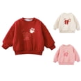 thumbnail image 1 of SYNPOS Toddler Baby Kid Girl Boy Lunar Chinese New Year Tang Suit Sweatshirt Clothes 1-7 Years, 1 of 13