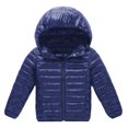 thumbnail image 1 of SYNPOS Toddler Little Big Child Boy Girl Lightweight Puffer Hooded Jacket Coat, 1 of 2