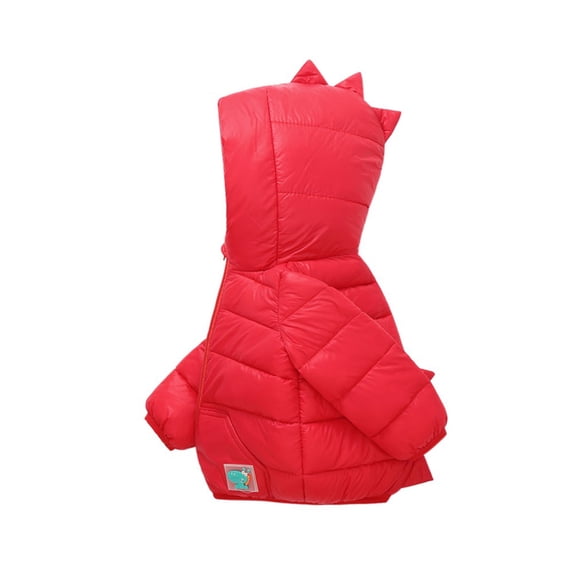 SYNPOS Toddler Little Boy Girl Hooded Puffer Jacket Winter Down Coat Warm Outerwear