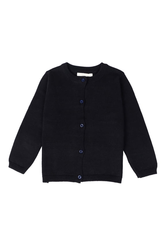 Toddler Little Girl Boy Cardigan Sweater Child Baby Button Knit Uniform Knit Coat Tops 1-7 Years