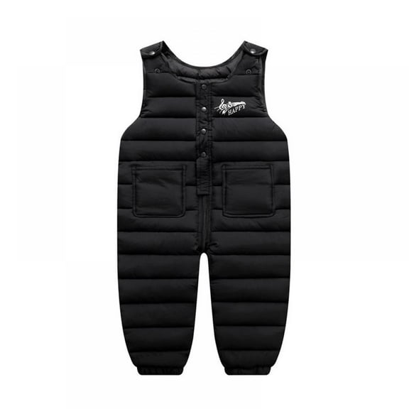 SYNPOS Toddlers Boy Girl Snow Jumpsuit Overalls Kids Baby Lightweight Warm Ski Pants 0-4 Years
