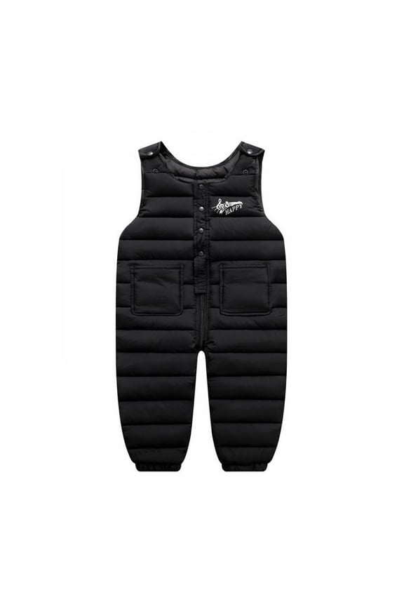 Toddlers Boy Girl Snow Jumpsuit Overalls Kids Baby Lightweight Warm Ski Pants 0-4 Years