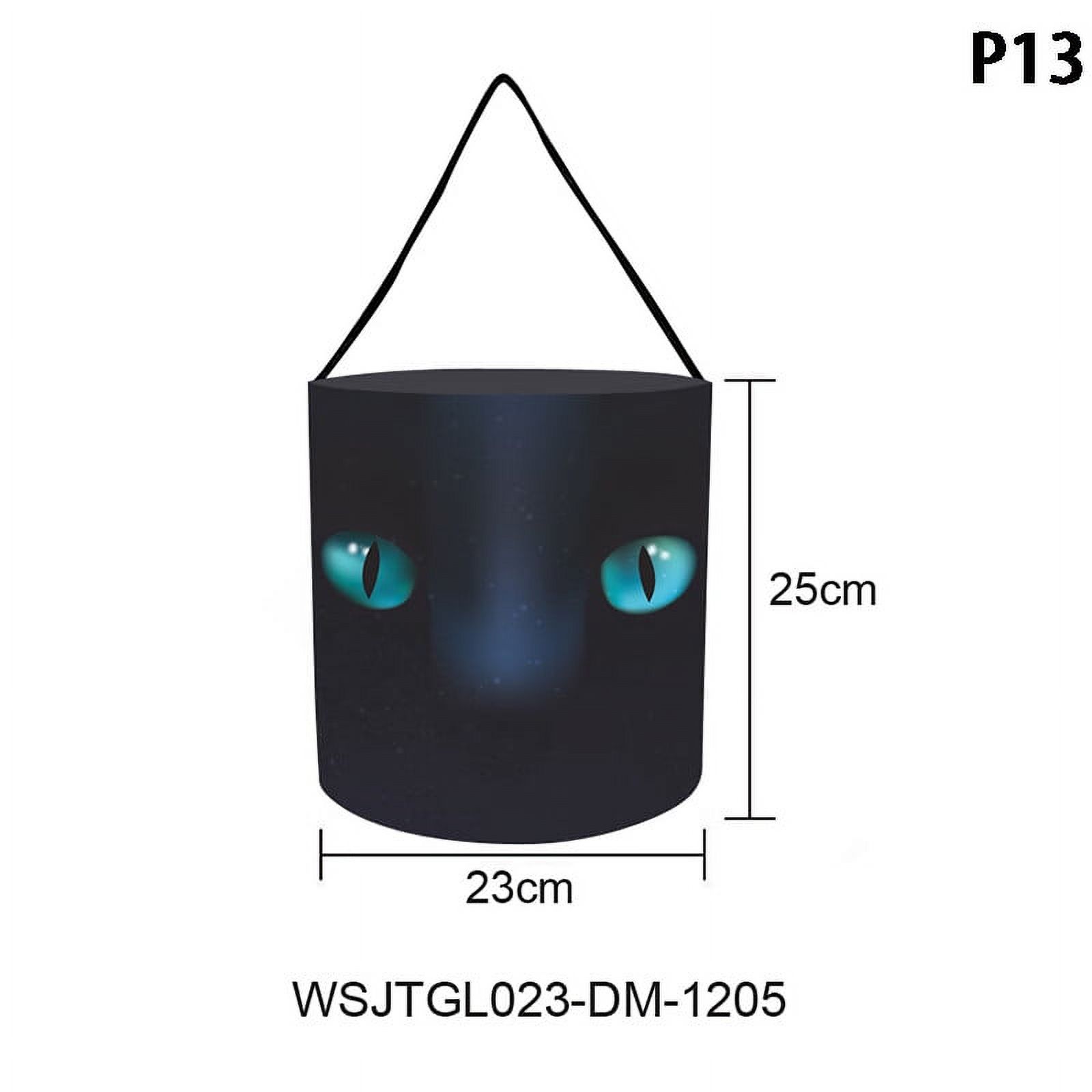 SYOSOF Halloween Trick Or Treat Bucket Pumpkin Candy Bags Collapsible