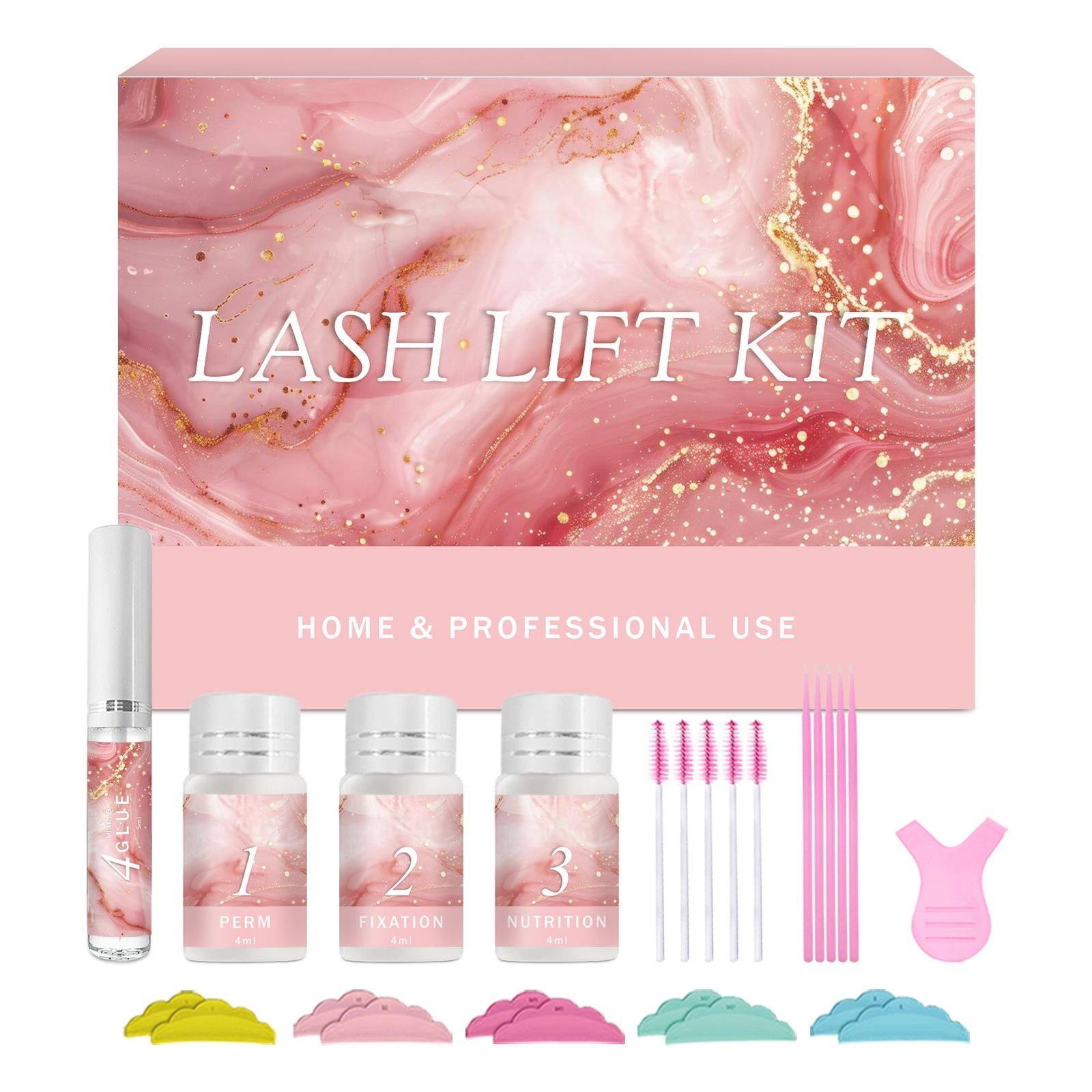 SYS Easy Keratin Eyebrow & Eyelash Curling Kit Gentle Formula For Long