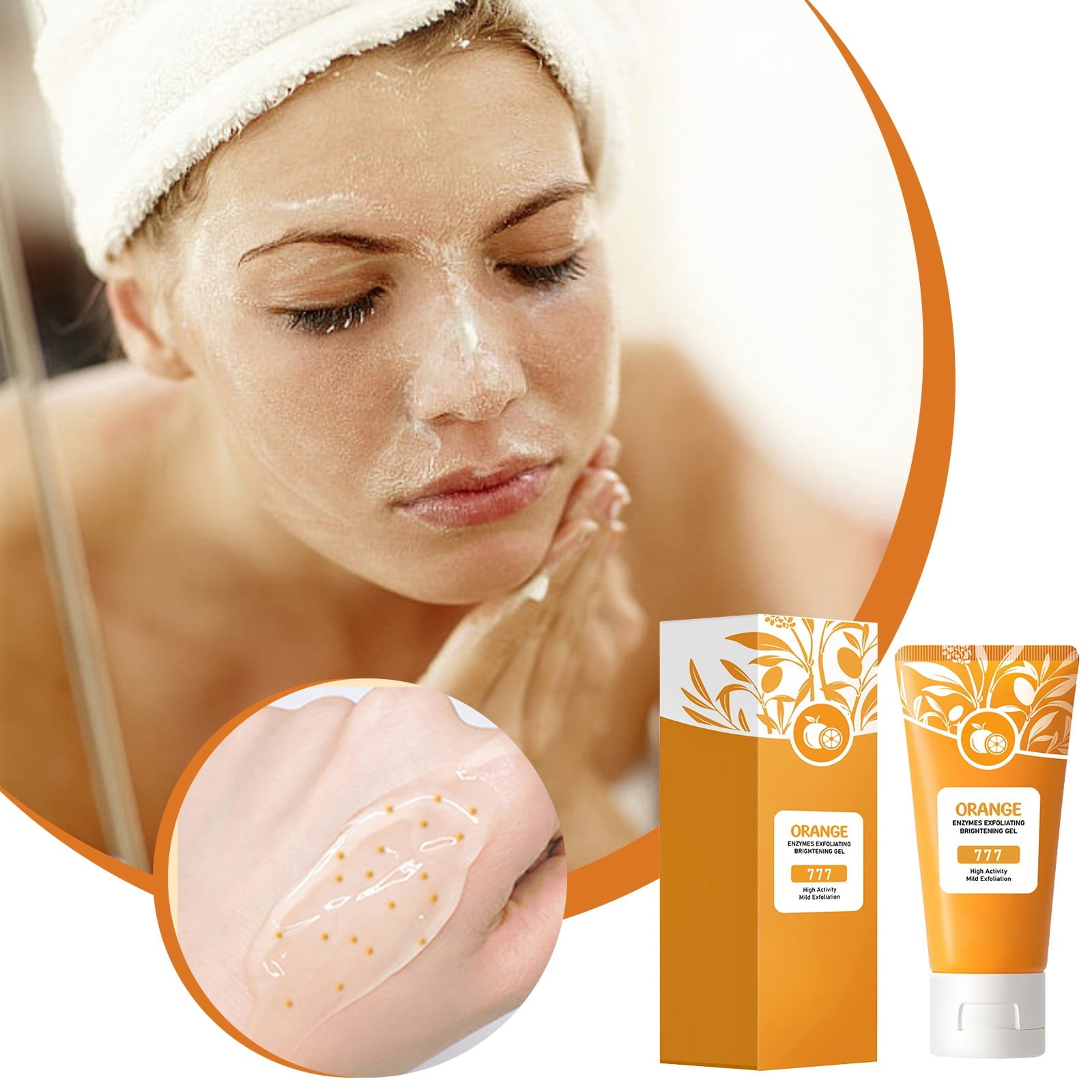 SYS Face & Body Exfoliating Gel Natural Orange Exfoliating Gel