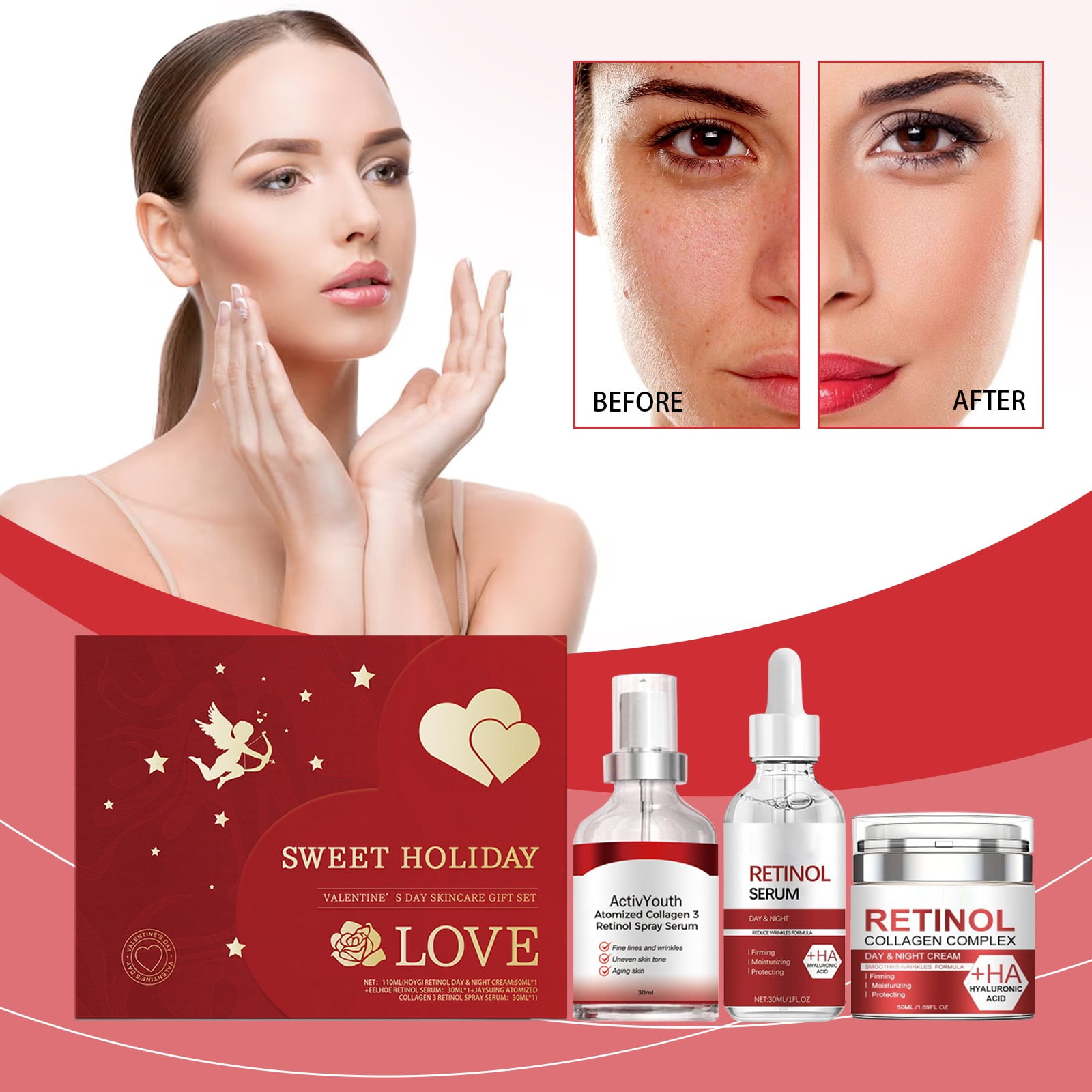 SYS Skin Preservation Box Moisturizing And Firming Skin Wrinkle Fine ...