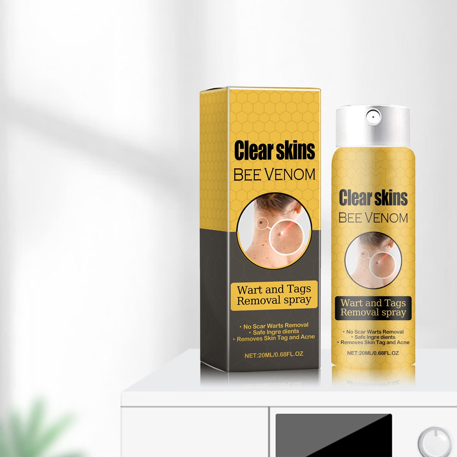 SYS Warts Spray Smooth Skin Gentle And Fast Warts Removal Suitable For