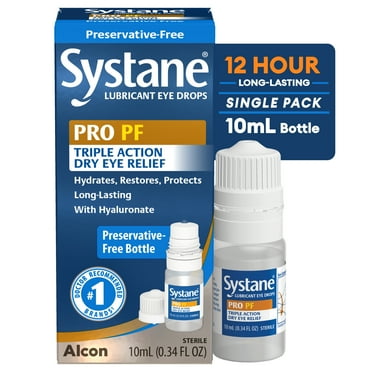 SYSTANE PRO Multi-Dose Preservative-Free Dry Eye Drops 10mL for Daily Use for Dry Eye