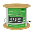thumbnail image 1 of SYSTON 18/6 Fire Security Burglar Station Sound Alarm Control Cable Wire, Plenum-Rated CMP/CL3P Shielded Stranded Copper UL/ETL, RoHS Compliant for Indoor/Outdoor Low Voltage Application Use - 500 FT, 1 of 8