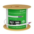thumbnail image 1 of SYSTON CABLE TECH 16/2 LED Lighting Dimmer Dimming Luminaire Control Wire Cable, 16 AWG 2 Conductors Solid Bare Copper Unshielded Plenum Rated CMP CL3P FT6, for Ballast Wiring and Connection - 500FT, 1 of 8