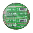 thumbnail image 1 of SYSTON CABLE TECHNOLOGY Cat 5e Ethernet Network Cable - 100 FT, 350MHz 24AWG Solid Bare Copper Wire Outdoor/Indoor, Bulk No Ends 10 Ft to 1000 Ft Available, Heat Resistant Riser Rated - CMR, 1 of 7