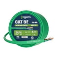 thumbnail image 1 of SYSTON CABLE TECHNOLOGY Cat 5e Ethernet Network Cable - 50 FT, 350MHz 24AWG Solid Bare Copper Wire Outdoor/Indoor, Bulk No Ends 10 Ft to 1000 Ft Available, Heat Resistant Plenum Rated - CMP, 1 of 8
