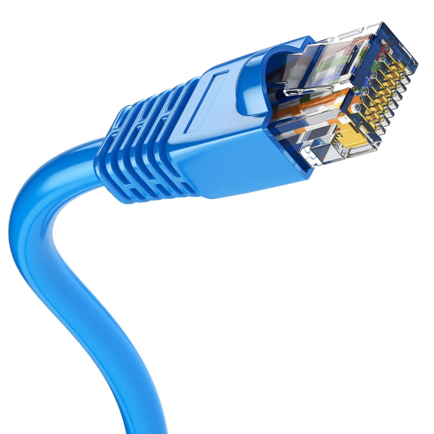 SYSTON CABLE TECHNOLOGY Cat 6E Network Cable 100 FT，600MHz 23AWG Solid Bare Copper