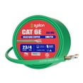 thumbnail image 1 of SYSTON CABLE TECHNOLOGY Cat 6E Ethernet Network Cable - 50 FT, 600MHz 23AWG Solid Bare Copper Wire Outdoor/Indoor, Bulk No Ends 10 Ft to 1000 Ft Available, Heat Resistant Riser Rated - CMR, 1 of 8