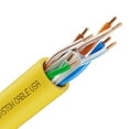 thumbnail image 1 of SYSTON CABLE TECHNOLOGY Cat 6E Ethernet Network Cable - 600 FT, 600MHz 23AWG Solid Bare Copper Wire Outdoor/Indoor, Bulk No Ends 10 Ft to 1000 Ft Available, Heat Resistant Riser Rated - CMR, 1 of 8