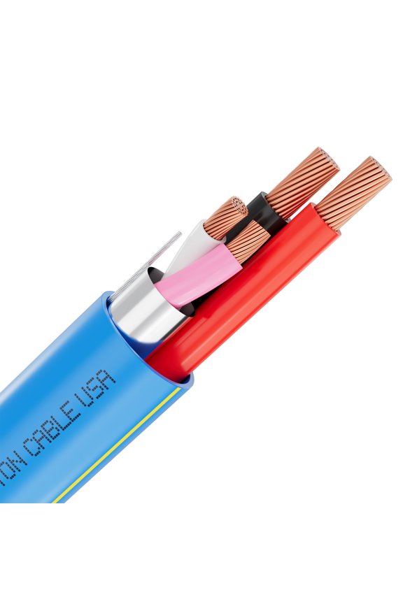 SYSTON Lutron Equivalent GRX-CBL-346S / Liberty LUTRON-YEL | Universal Control & Power Cable | Copper, 18/2C + 22/1PR, CMR/FT4/Riser-Rated | Compatible with Lutron, Crestron, Other Automation Systems