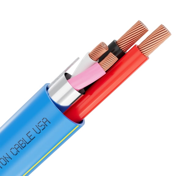 SYSTON Lutron Equivalent GRX-PCBL-346S / Liberty LUTRON-YEL | Universal Control & Power Cable | Copper, 18/2C + 22/1PR, CMR/FT4/Riser-Rated | Compatible with Lutron, Crestron, Other Automation System