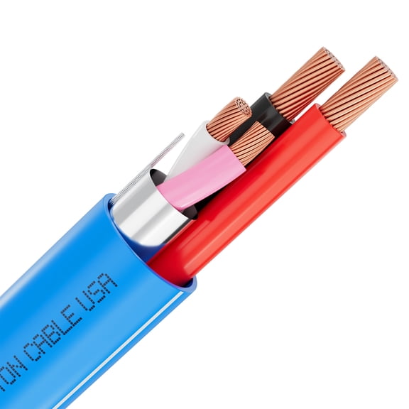 SYSTON Lutron Equivalent QSH-CBL-M / Liberty LUTRON-YEL | Universal Control & Power Cable | Copper, 16/2C + 22/1PR, CMR/CL3R/Riser-Rated | Compatible with Lutron, Crestron, Other Automation Systems